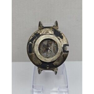 Vintage Robokid Steampunk Grunge Tooled Futuristic Watch Unique Rare New Battery